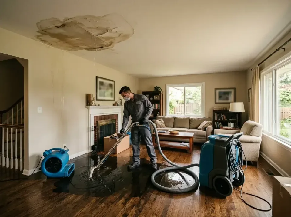 attic-pipe-burst-ceiling-drip-008 — frequently asked questions, Water Damage Restoration & Carpet Care in Cleveland, OH